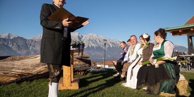 Hochzeitsfotos - Berufsfotograf - Region Innsbruck - Berghochzeit bei Traumwetter - Wolfgang Thaler photography