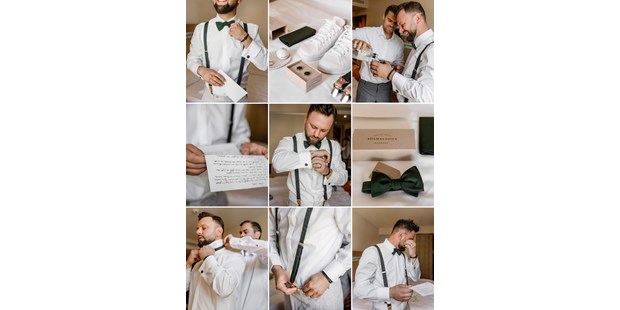 Hochzeitsfotos - Copyright und Rechte: Bilder auf Social Media erlaubt - Sachsen - getting ready Bräutigam - Jennifer & Michael Photography