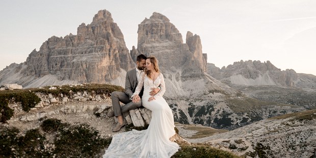 Hochzeitsfotos - Berufsfotograf - Pasching (Pasching) - Hochzeit in den Dolomiten - Elopement - Michael Keplinger